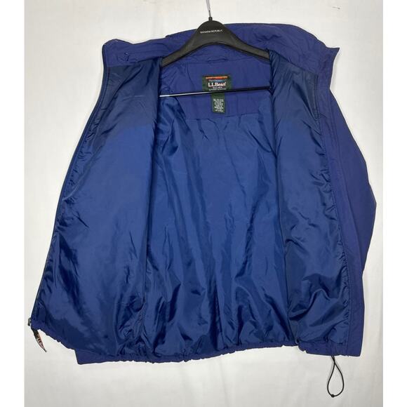 Vintage L.L. Bean 80's jacket fully thinsulate lined hidden hood in navy size XL - Picture 11 of 12